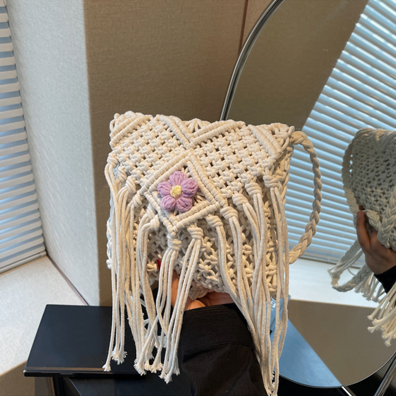 Crochet Bag Raffia - Tas Musim Panas untuk Wanita Tas