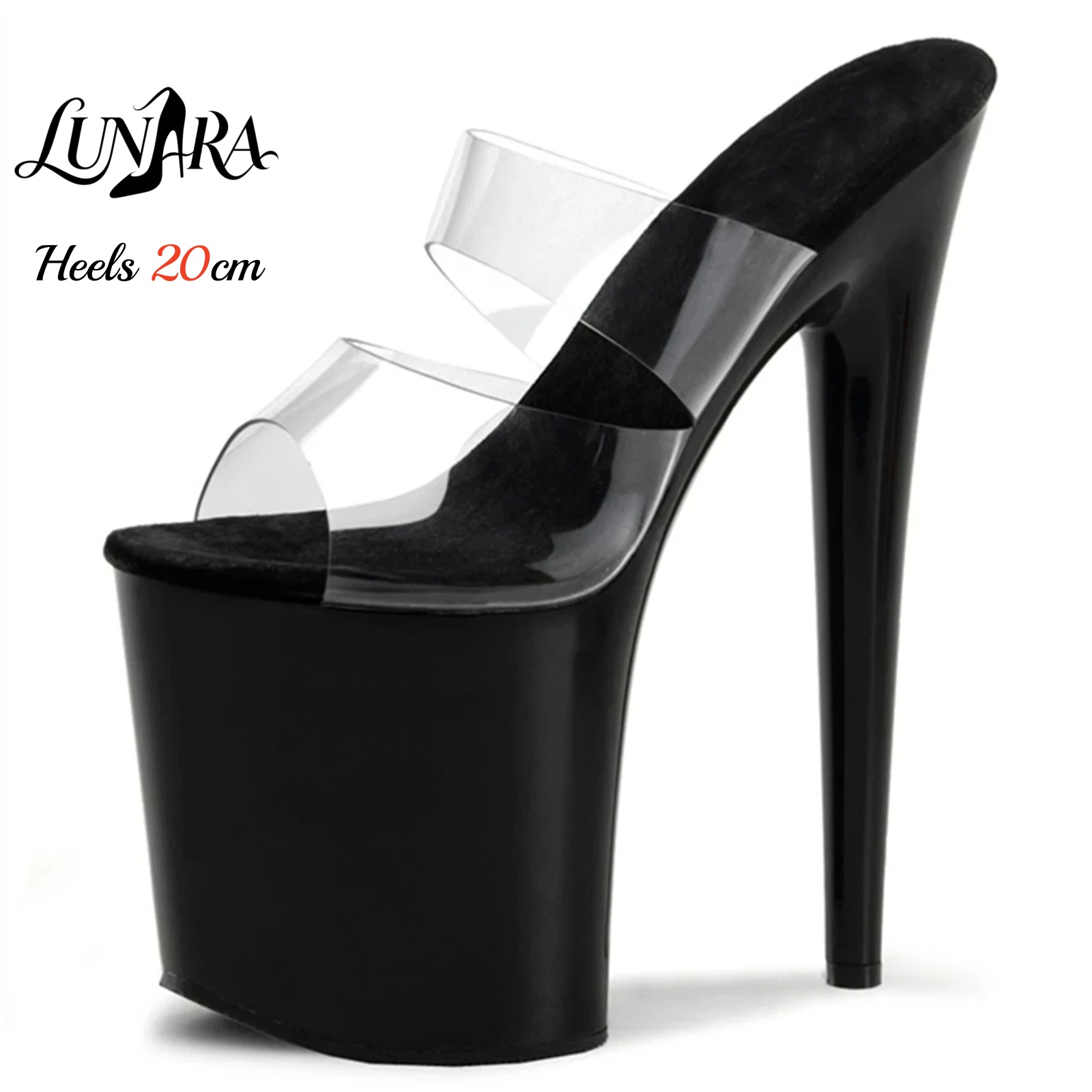 Sandal Strappy Heeled - Sandal Hak Tinggi Ultra Tinggi 20cm