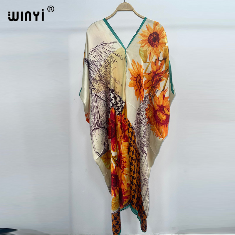 Cover Up Kaftan - WINYI 2023 Baru Gaun Pantai Wanita