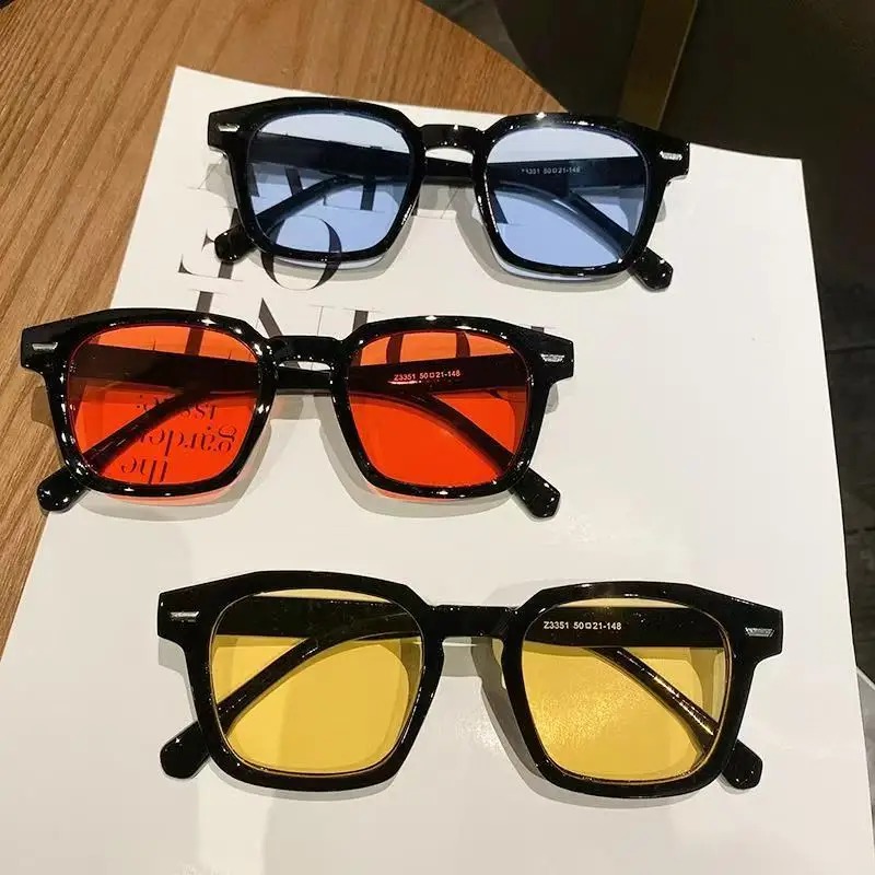 Sunglasses Cat Eye - Kacamata Hitam Vintage Persegi Panjang Pria