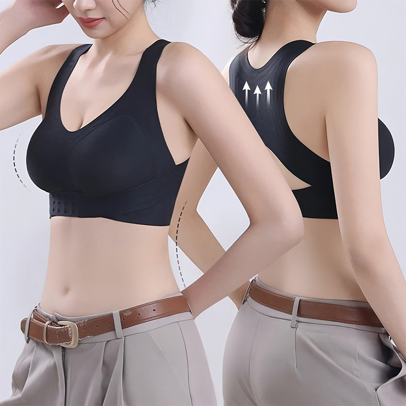 Bralette Triangle Set - Bra Korektor Postur Wanita dengan Penutup