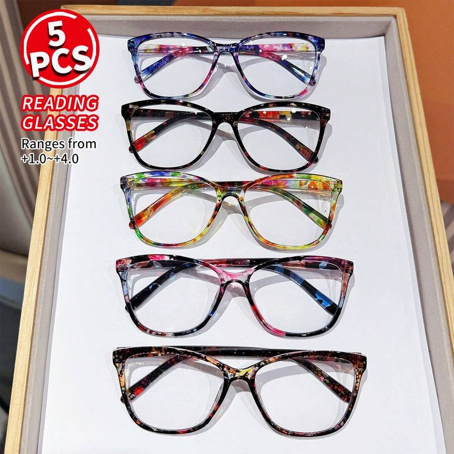 Sunglasses Cat Eye - 5 Pasang Kacamata Baca Fashion Wanita