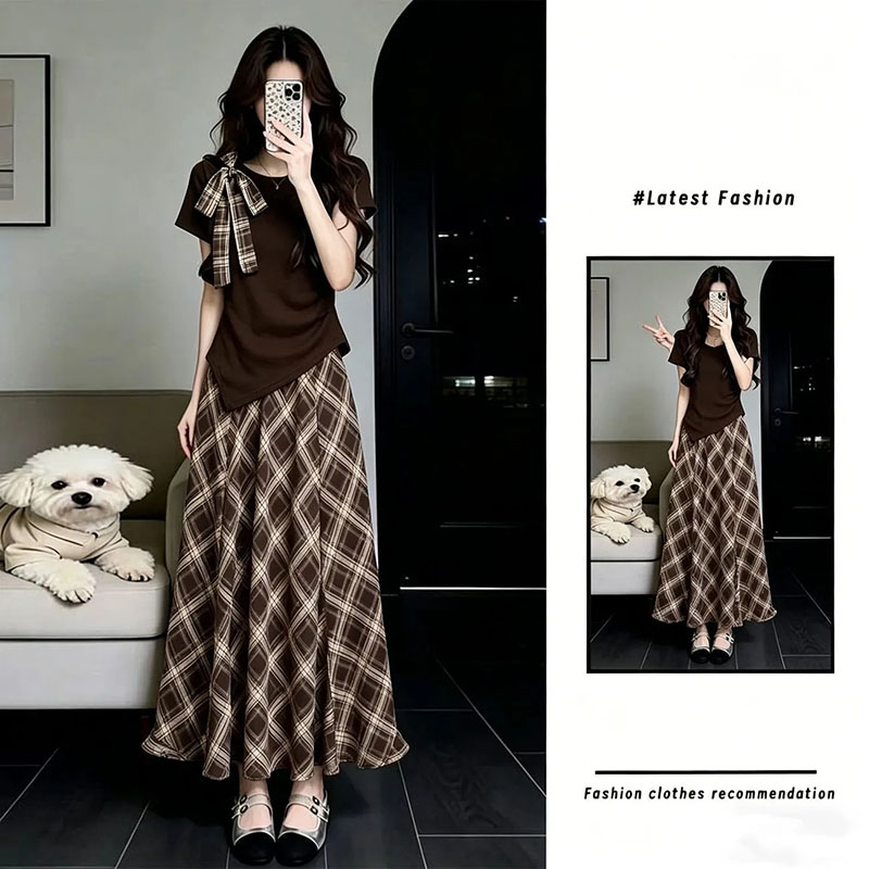 Blouse Off Shoulder - Setelan Dua Potong Wanita Musim Panas