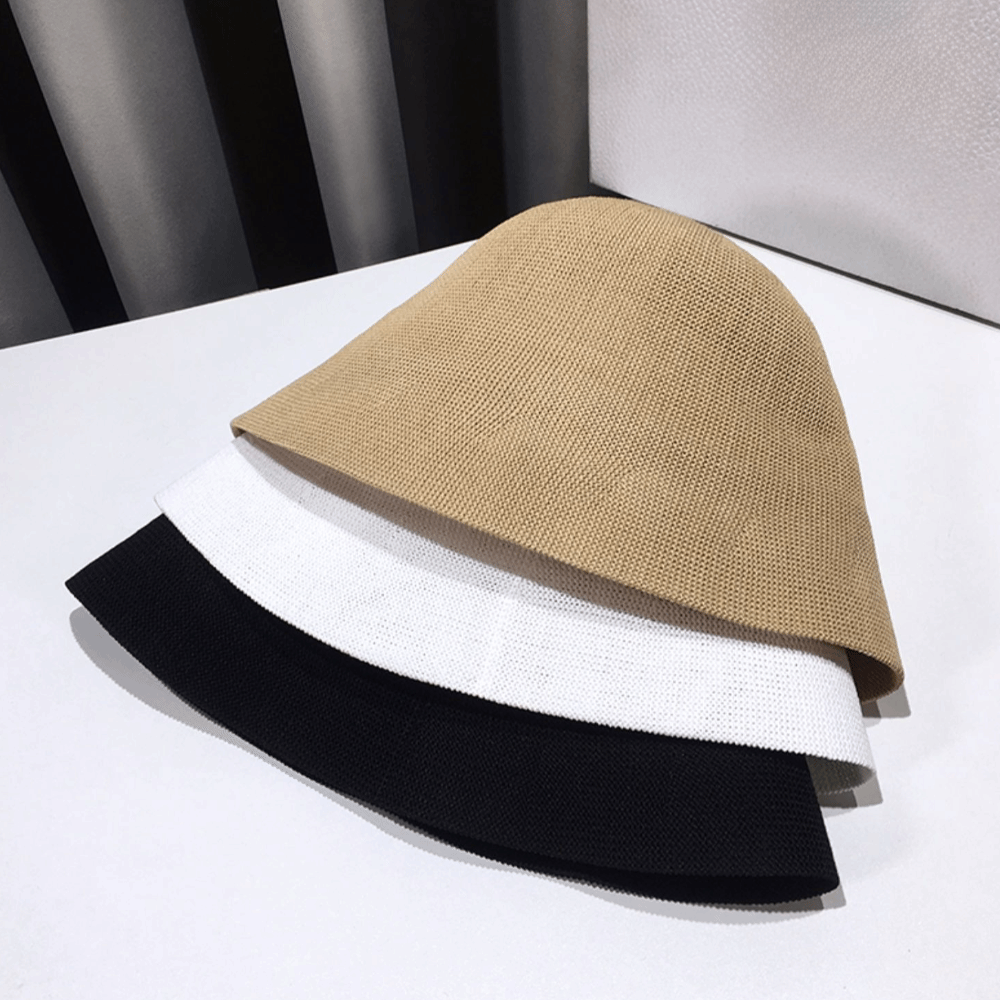 Hat Floppy Wide - Topi Pantai Bahan Katun Modis, Topi