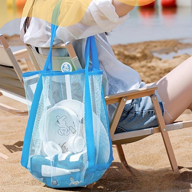 Tote Bag Beach - Tas Pantai Jaring Besar Multiwarna, Tas