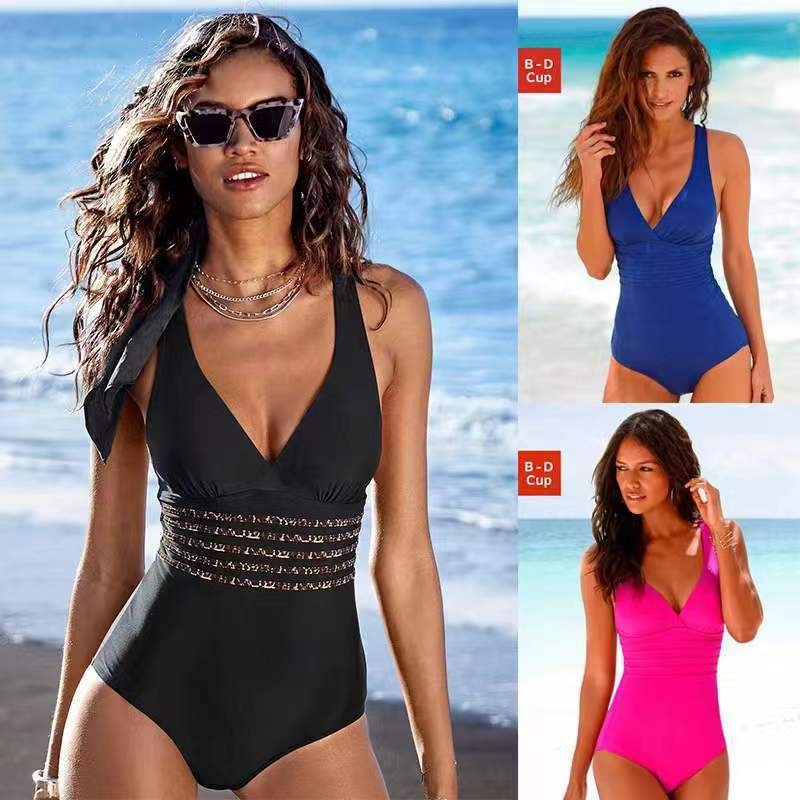 Baju Renang Wanita Tankini War - Swimsuit Bikini Ruched ulasan dan harga