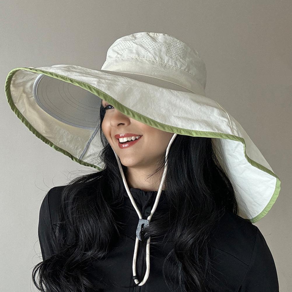 Topi Pelindung Wajah Full Cove - Hat Floppy Wide ulasan dan harga