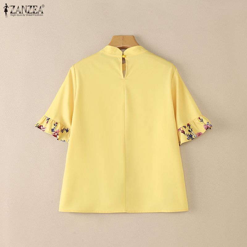 ZANZEA Atasan Liburan Bohemain - Romper Floral Print ulasan dan harga