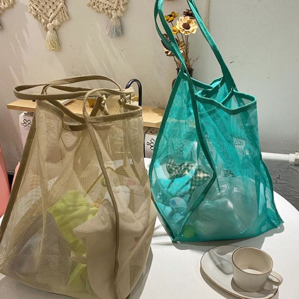 Tas Pantai Berbahan Jaring Rin - Tote Bag Beach ulasan dan harga