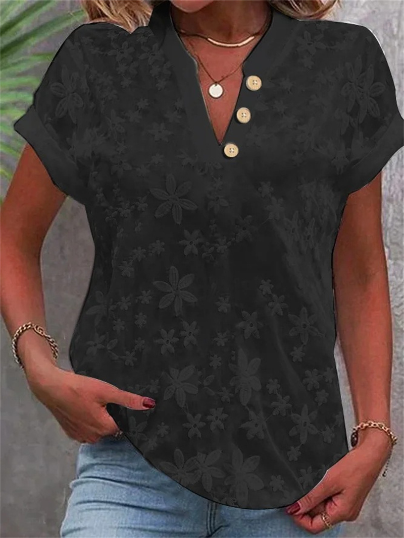 Blus bordir bunga wanita, Atas - Romper Floral Print ulasan dan harga