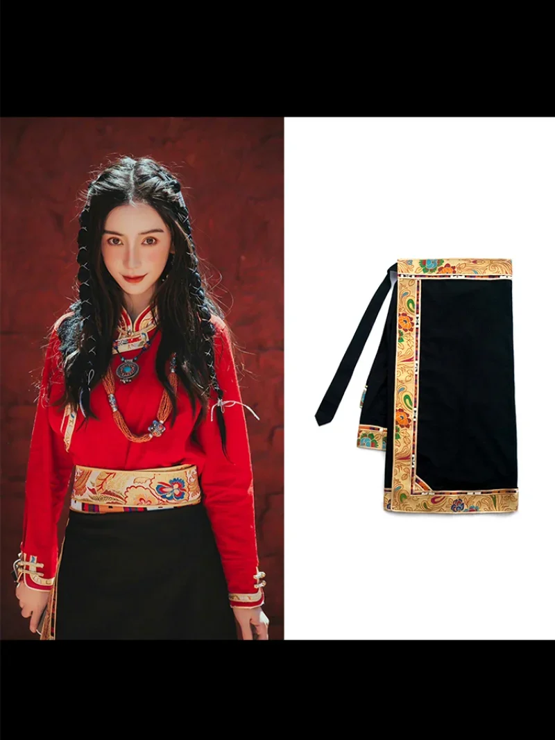 Gaun tradisional Tibet, rok li - Linen Dress Wrap ulasan dan harga