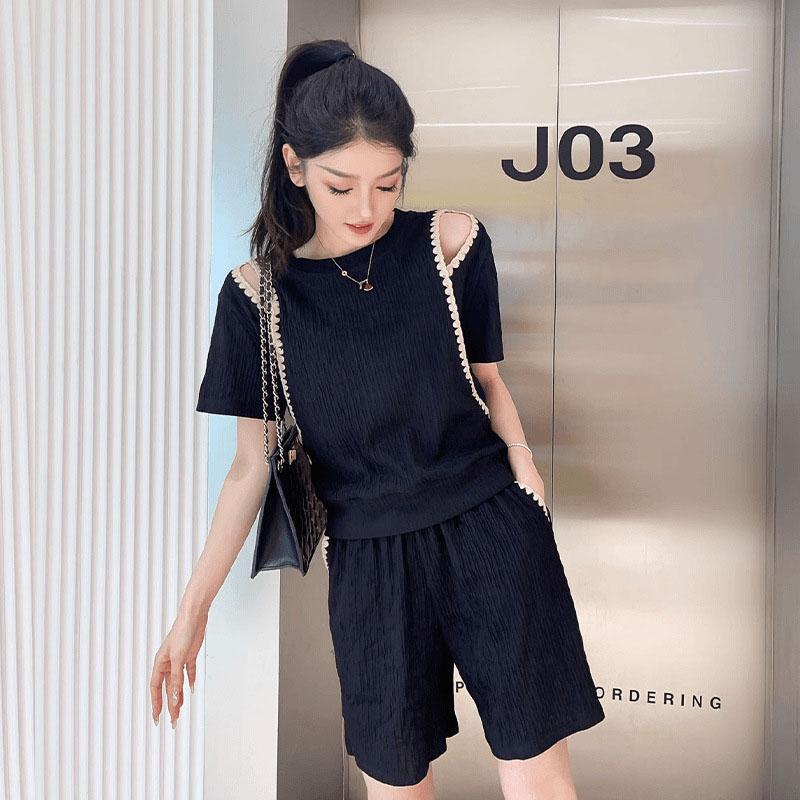 Kaus Bahu Terbuka Mode Korea S - Blouse Off Shoulder ulasan dan harga