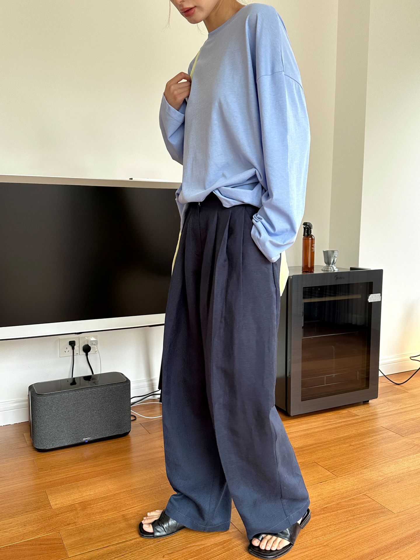 Celana Panjang Linen Kasual Wa - Linen Pant Wide ulasan dan harga