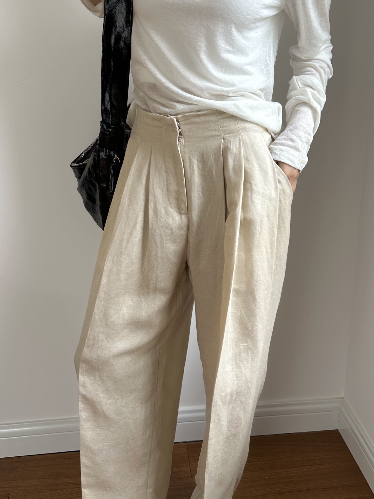 Celana Panjang Linen Kasual Wa - Linen Pant Wide ulasan dan harga