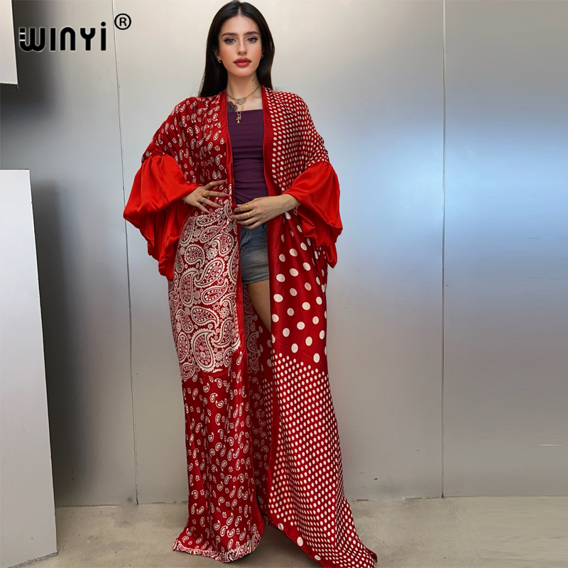 Gaun Kimono Musim Panas WINYI, - Cover Up Kaftan ulasan dan harga