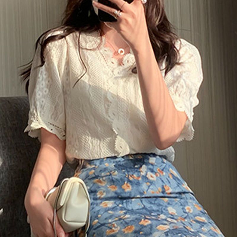 Setelan Dua Potong Musim Panas - Midi Skirt Floral ulasan dan harga