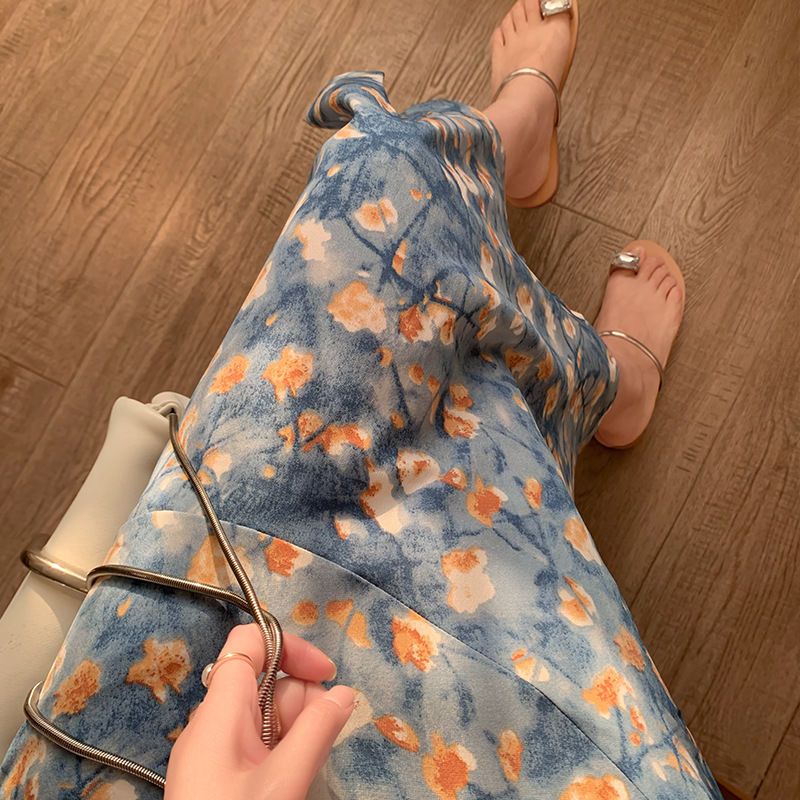 Setelan Dua Potong Musim Panas - Midi Skirt Floral ulasan dan harga