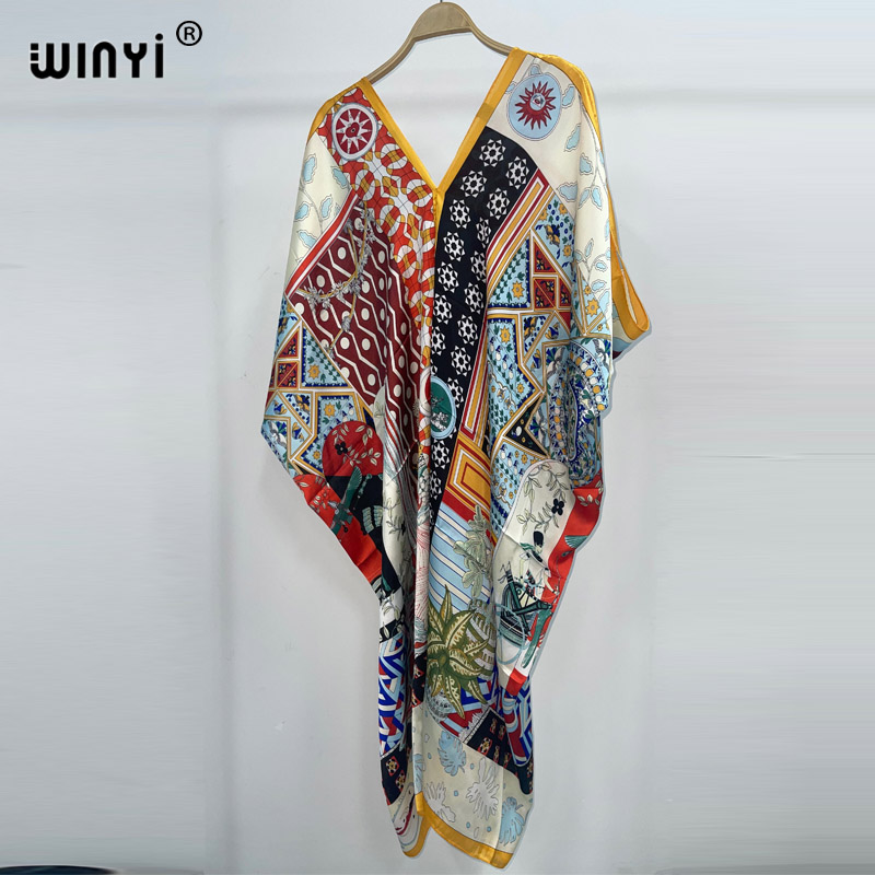 WINYI 2023 Baru Gaun Pantai Wa - Cover Up Kaftan ulasan dan harga