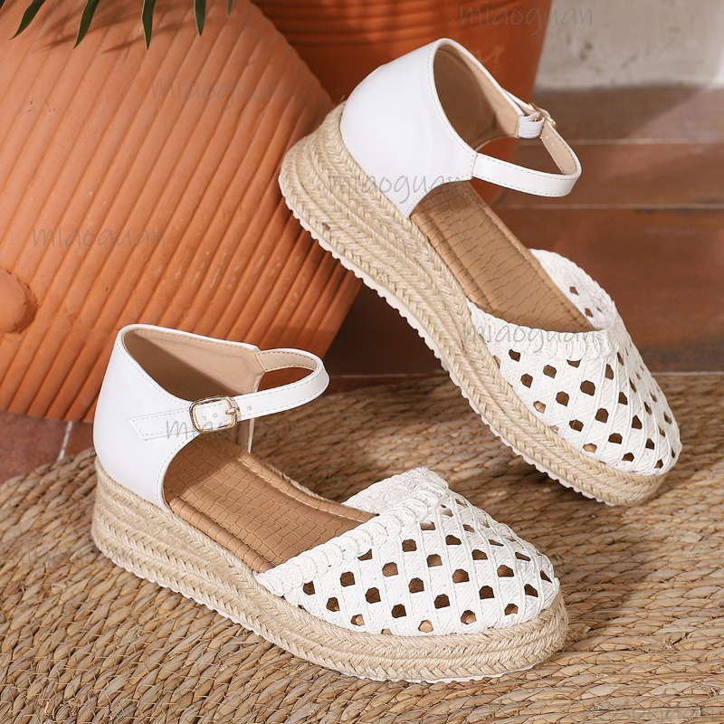 Sandal Espadrille Wanita Boho  - Wedge Espadrille Women ulasan dan harga