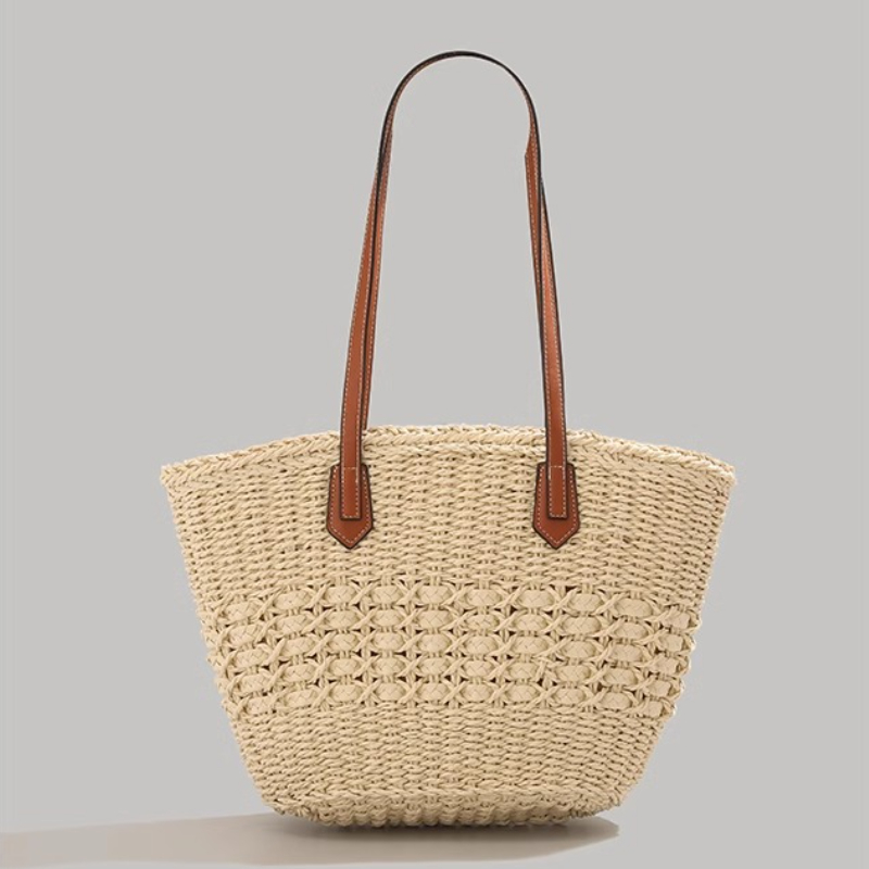 Tas Jerami Lipat Ekstra Besar  - Tote Bag Beach ulasan dan harga