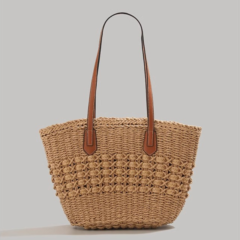 Tas Jerami Lipat Ekstra Besar  - Tote Bag Beach ulasan dan harga