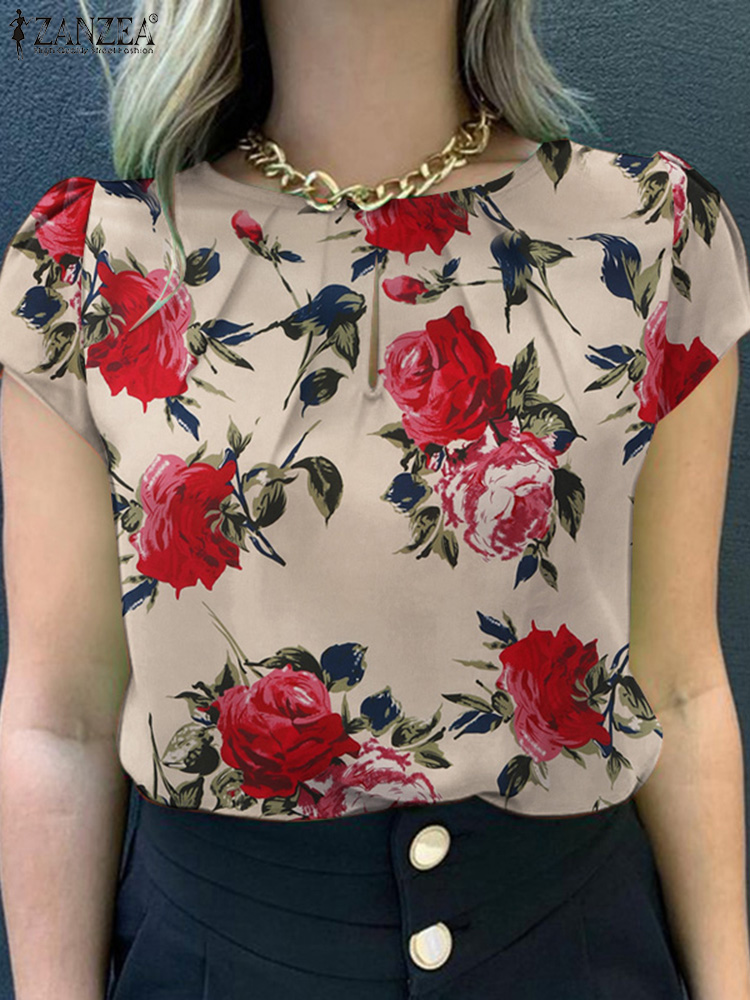 ZANZEA blus cetakan bunga wani - Romper Floral Print ulasan dan harga