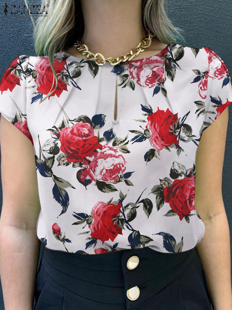 ZANZEA blus cetakan bunga wani - Romper Floral Print ulasan dan harga