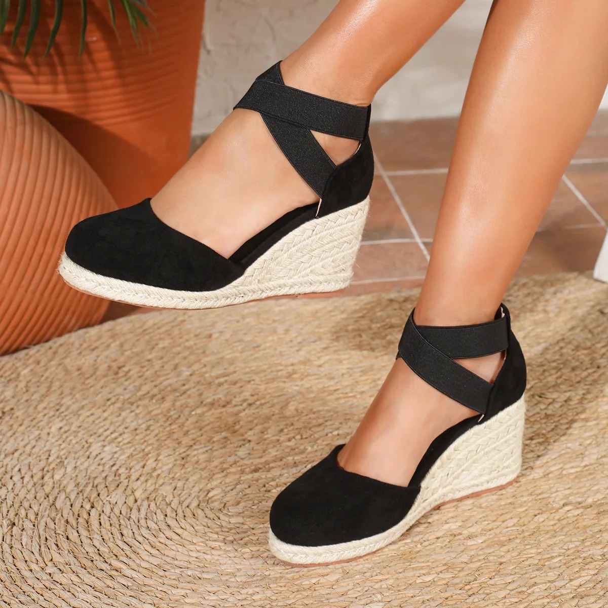 Sandal Wedges Espadrille Wanit - Wedge Espadrille Women ulasan dan harga