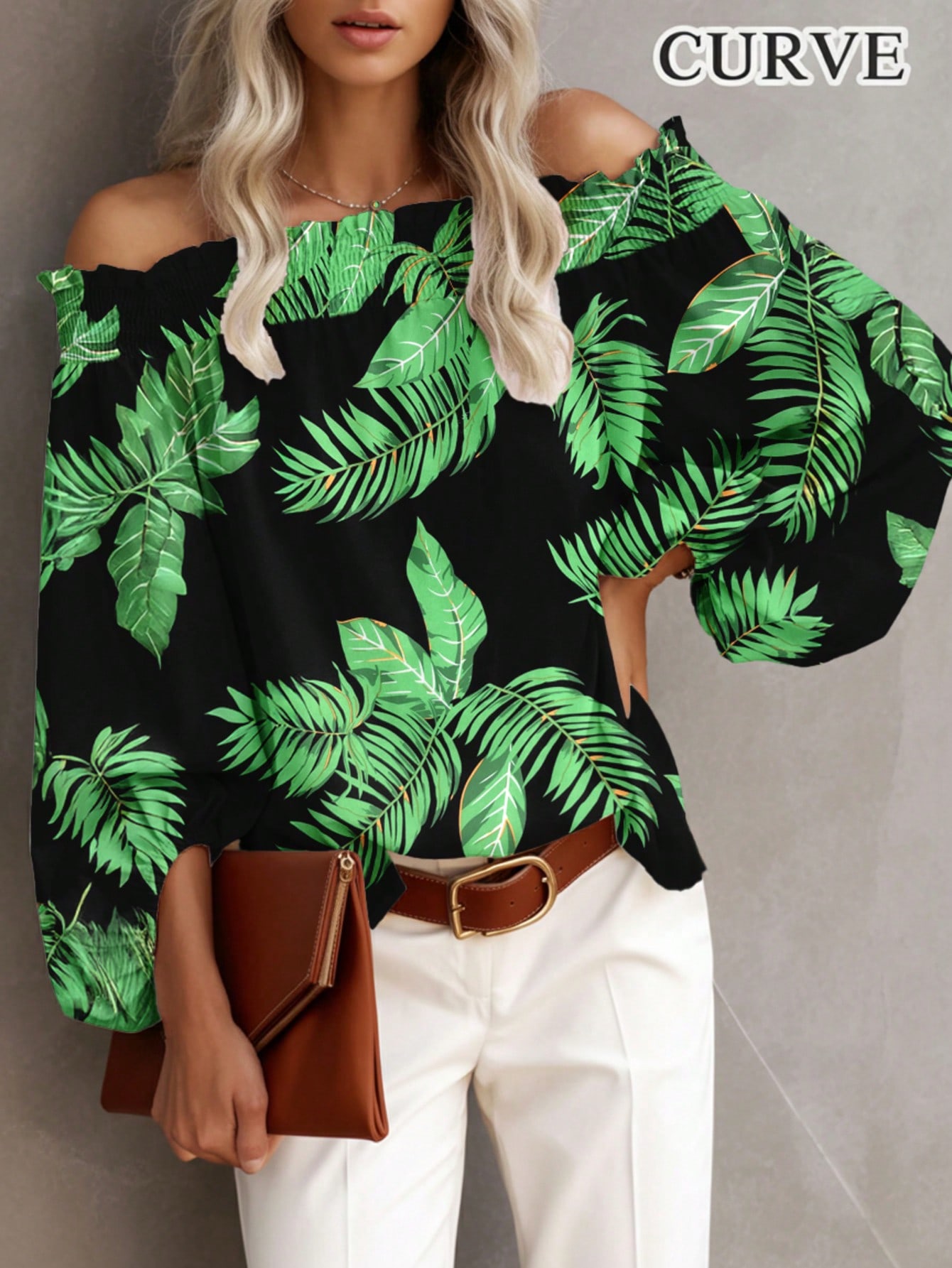 Blus Lengan Panjang Wanita Uku - Blouse Off Shoulder ulasan dan harga