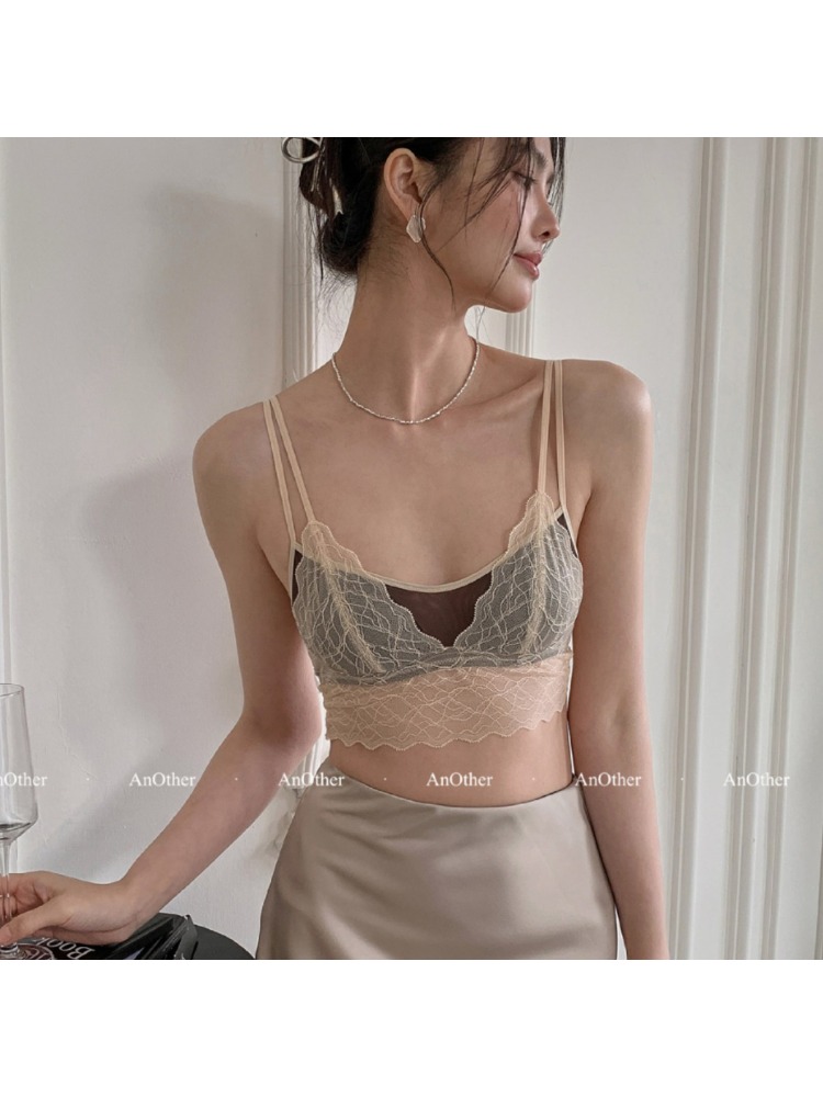 Bralette berenda seksi tanpa k - Bralette Triangle Set ulasan dan harga