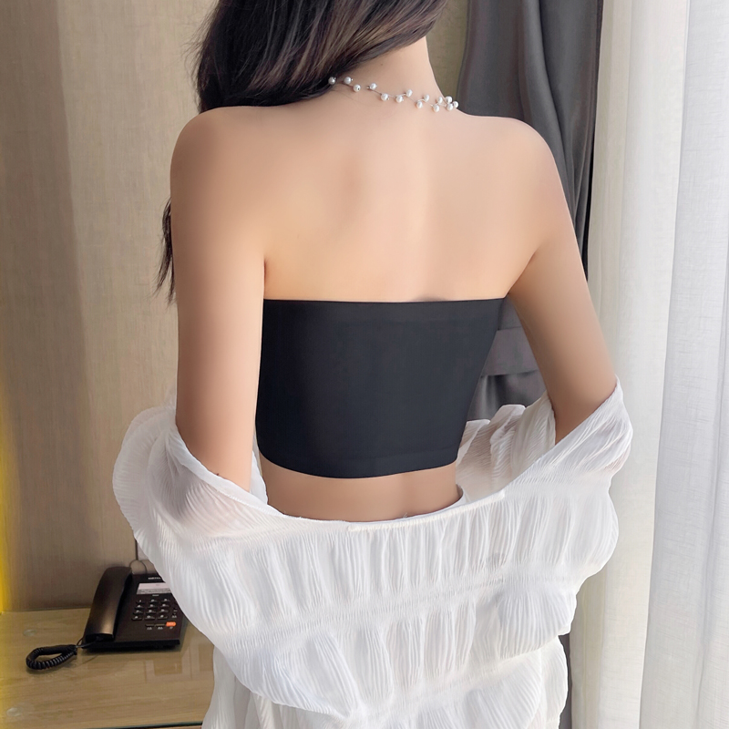 Atasan Tabung Seksi Satu Poton - Bralette Triangle Set ulasan dan harga