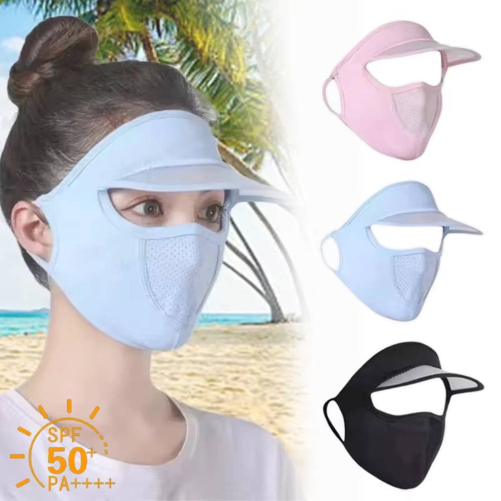Masker Sutra Es untuk Berseped - Headband Summer Knit ulasan dan harga