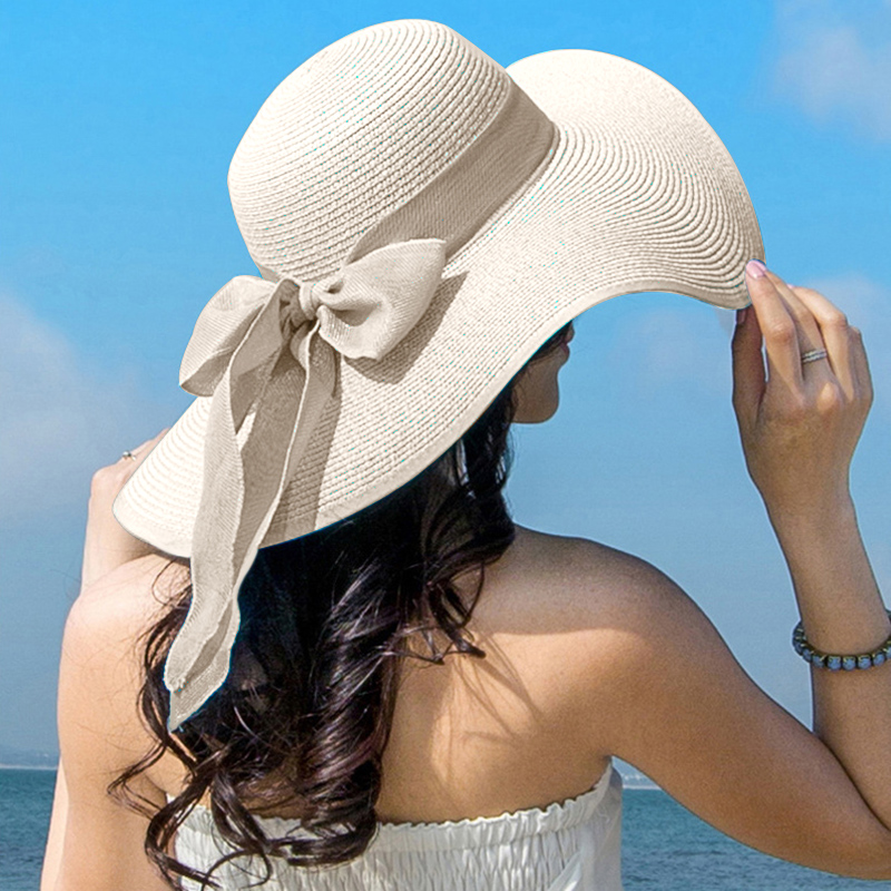 Topi Jerami Wanita Musim Panas - Hat Floppy Wide ulasan dan harga
