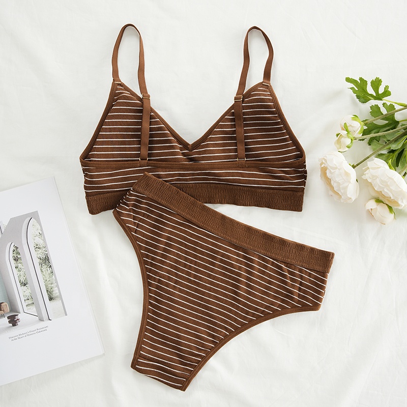 Desain Baru Penjualan Terlaris - Bralette Triangle Set ulasan dan harga