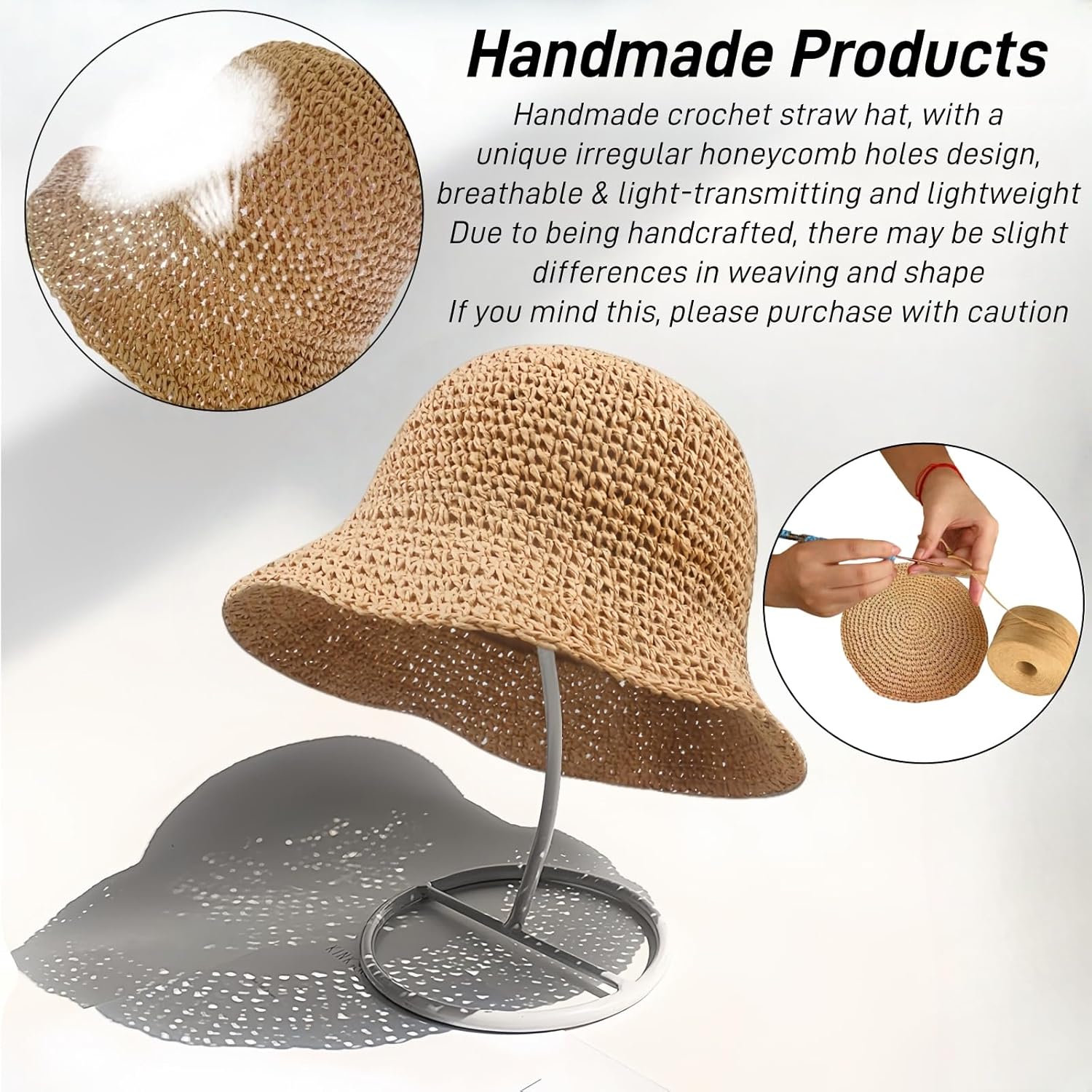Topi Jerami Pantai Besar Lipat - Hat Floppy Wide ulasan dan harga