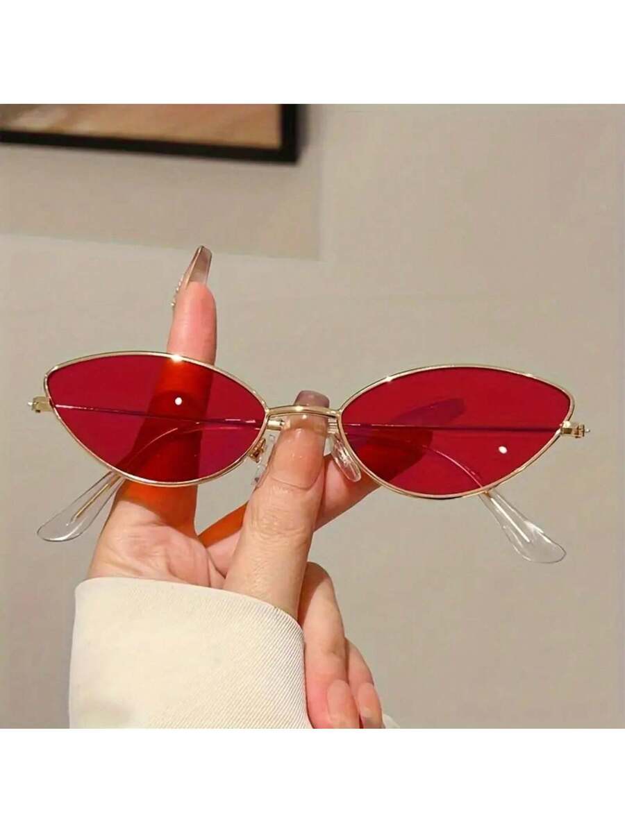 1 Pasang Kacamata Fashion Mode - Sunglasses Cat Eye ulasan dan harga