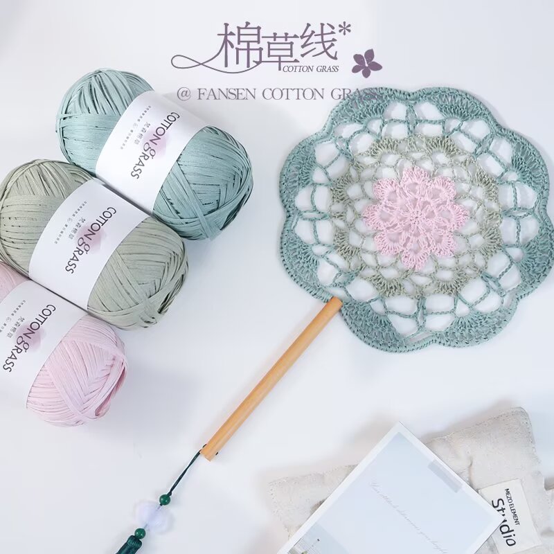 Benang Rajut Gaya Rafia dari K - Crochet Bag Raffia ulasan dan harga