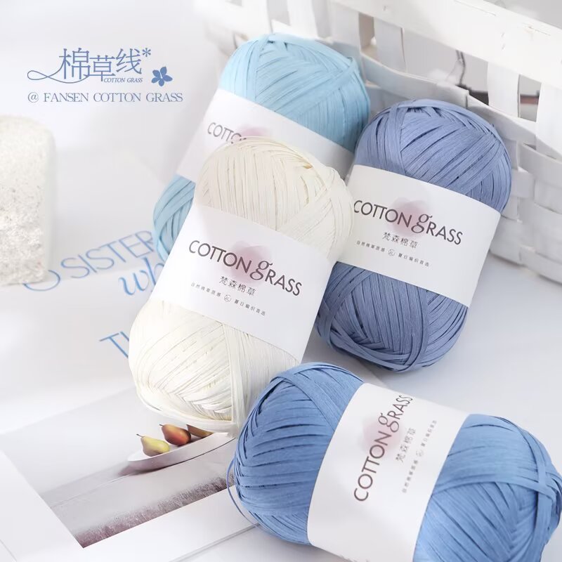 Benang Rajut Gaya Rafia dari K - Crochet Bag Raffia ulasan dan harga