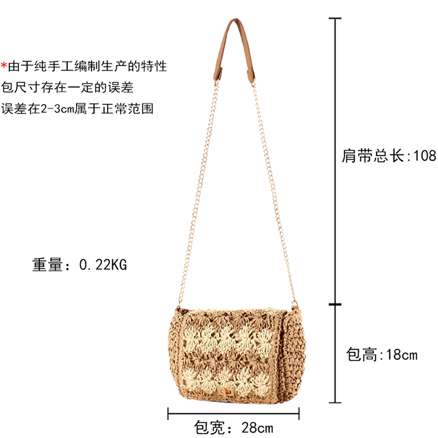 Tas Selempang Jerami untuk Wan - Crochet Bag Raffia ulasan dan harga