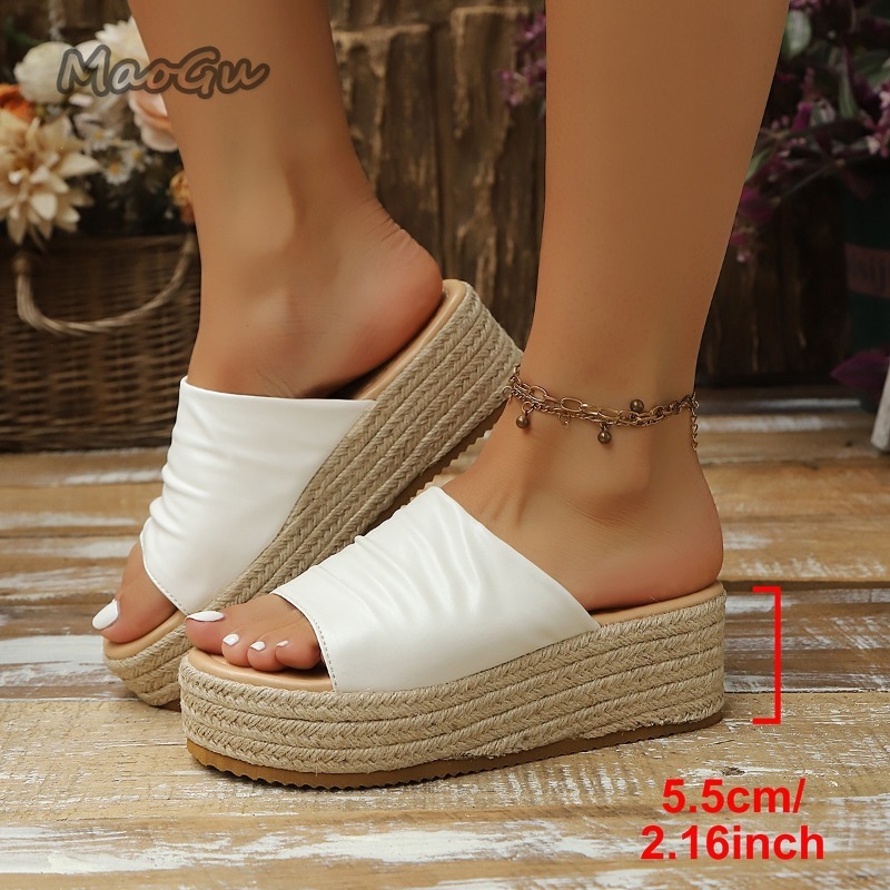 Sandal Wedge Espadrille Wanita - Wedge Espadrille Women ulasan dan harga