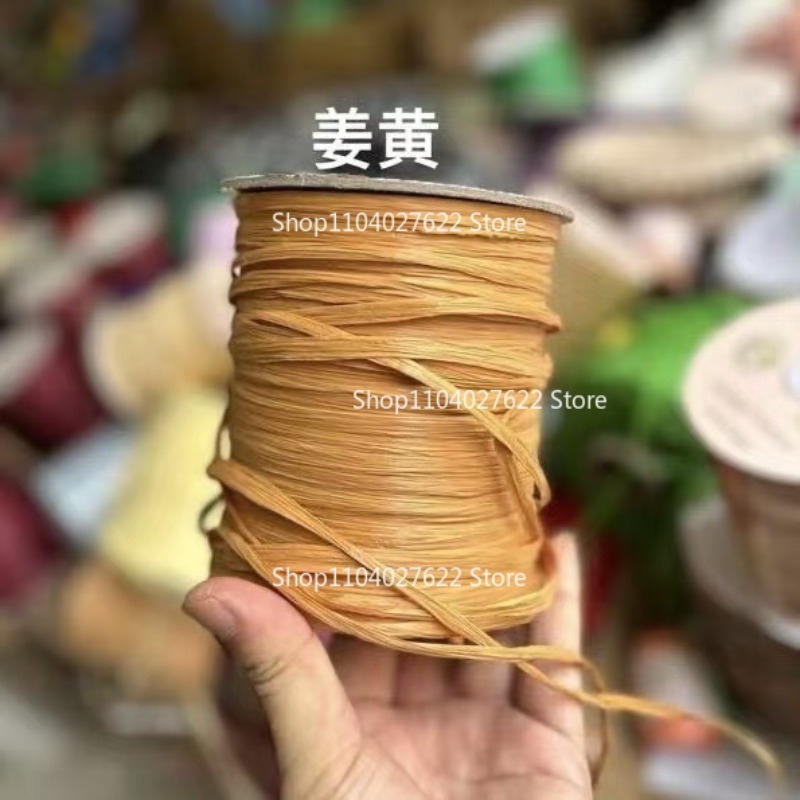 120g/gulung Benang Rumput Rafi - Crochet Bag Raffia ulasan dan harga