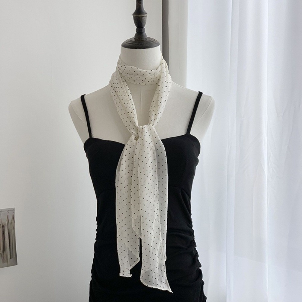 Syal Polkadot Ikat Kepala Modi - Headband Summer Knit ulasan dan harga