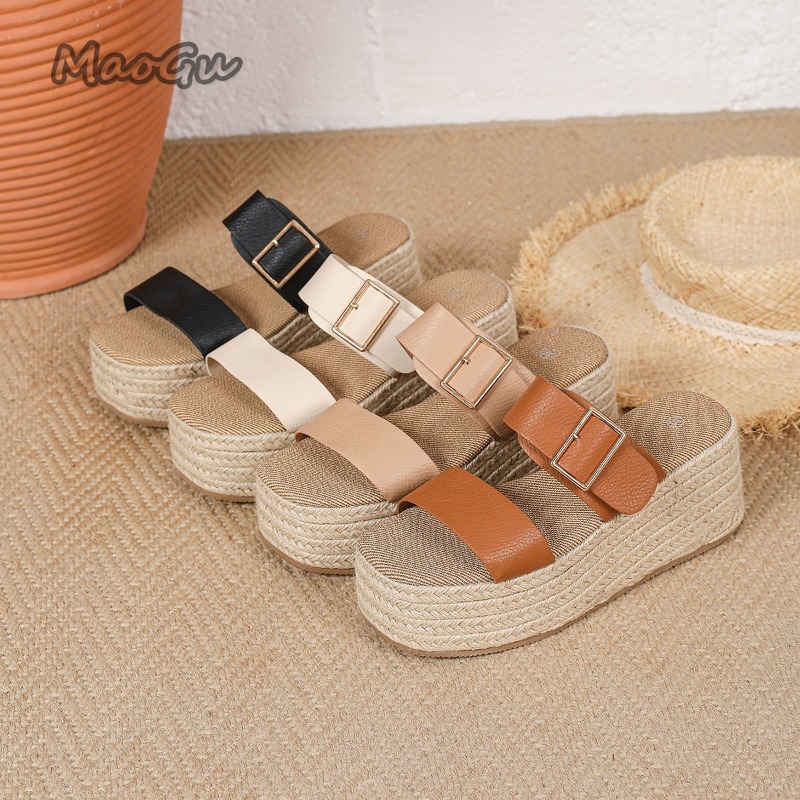 Sandal Espadrille Platform Wan - Wedge Espadrille Women ulasan dan harga