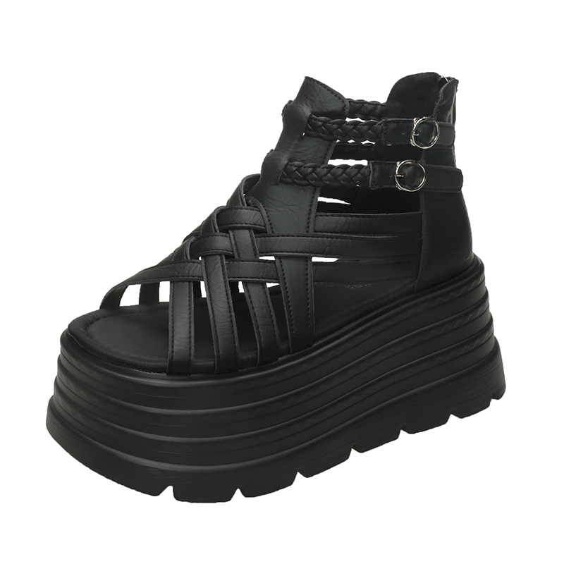 Sandal Kulit Musim Panas Wanit - Wedge Espadrille Women ulasan dan harga
