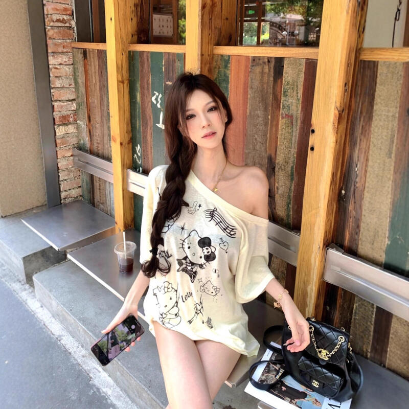 Blus Pelindung Sinar Matahari  - Blouse Off Shoulder ulasan dan harga