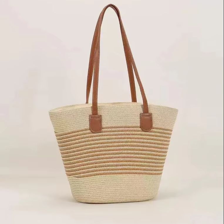 CLAREGQI Tas Jinjing Jerami Be - Tote Bag Beach ulasan dan harga