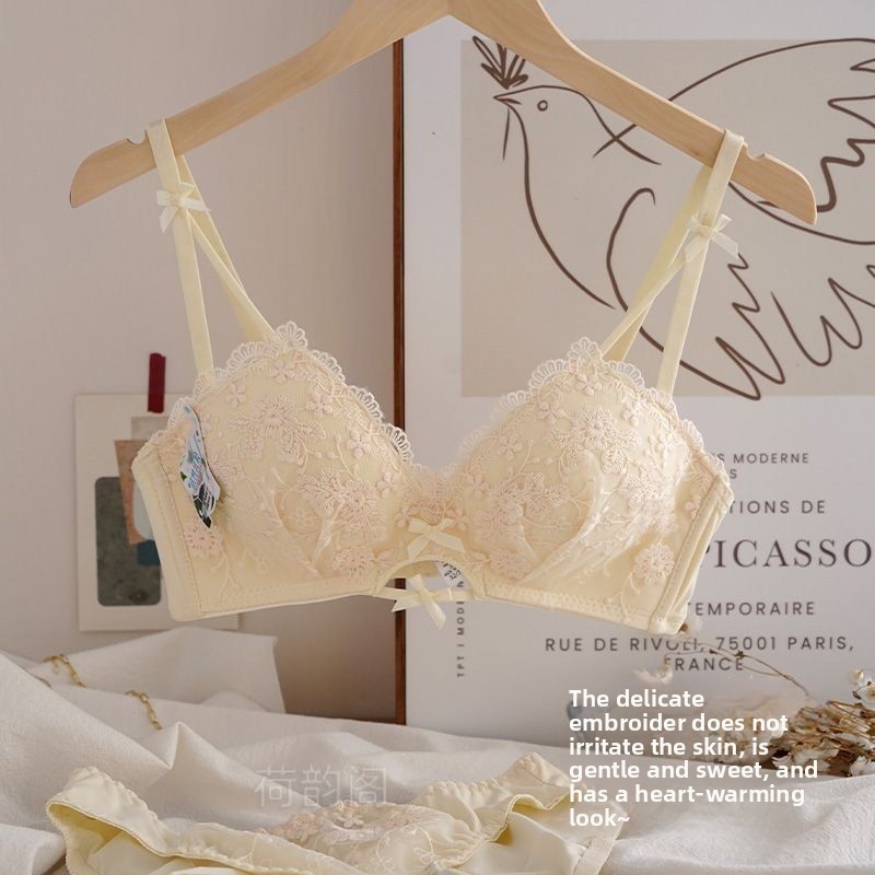 Bra Mulus Mujer Bralette Anti  - Bralette Triangle Set ulasan dan harga