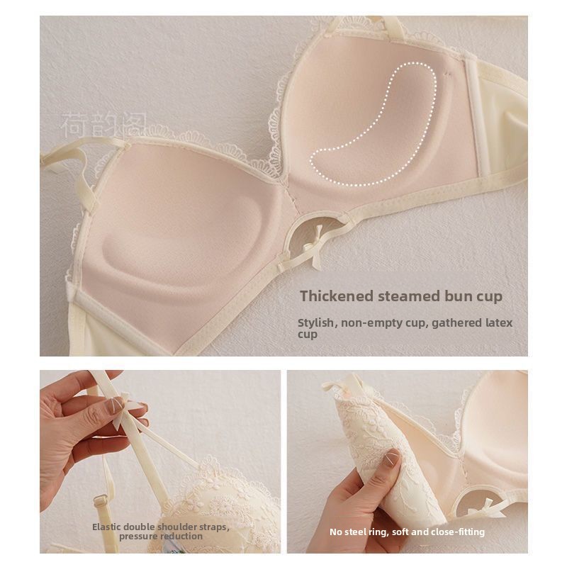 Bra Mulus Mujer Bralette Anti  - Bralette Triangle Set ulasan dan harga