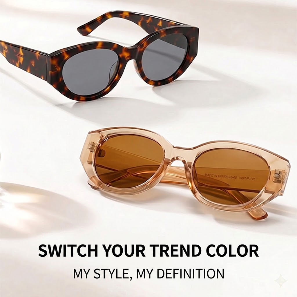 Kacamata Hitam Terpolarisasi C - Sunglasses Cat Eye ulasan dan harga