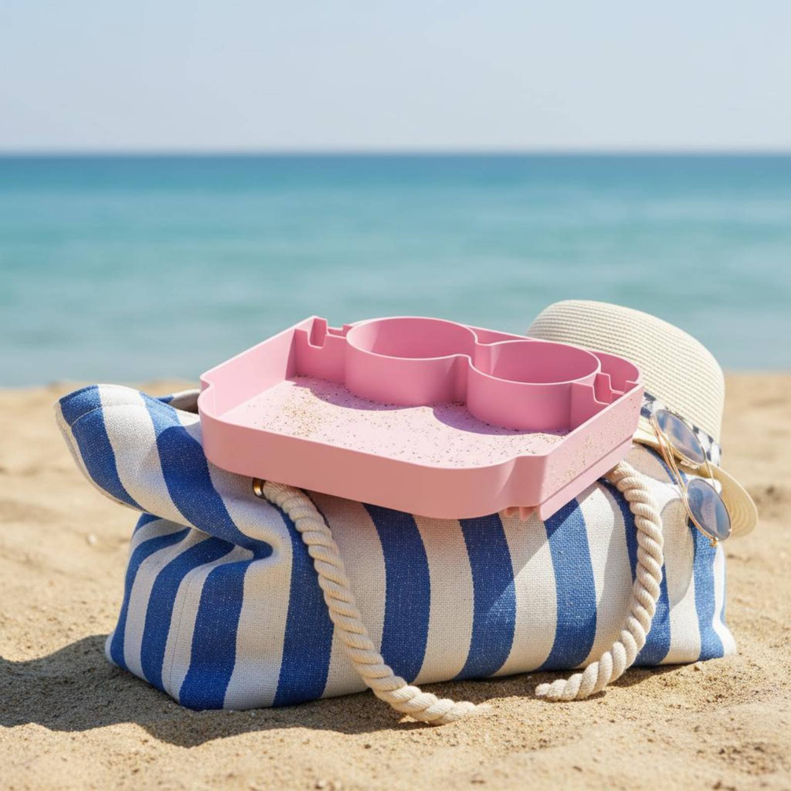 Tas Pantai Ringan dengan Tray, - Tote Bag Beach ulasan dan harga